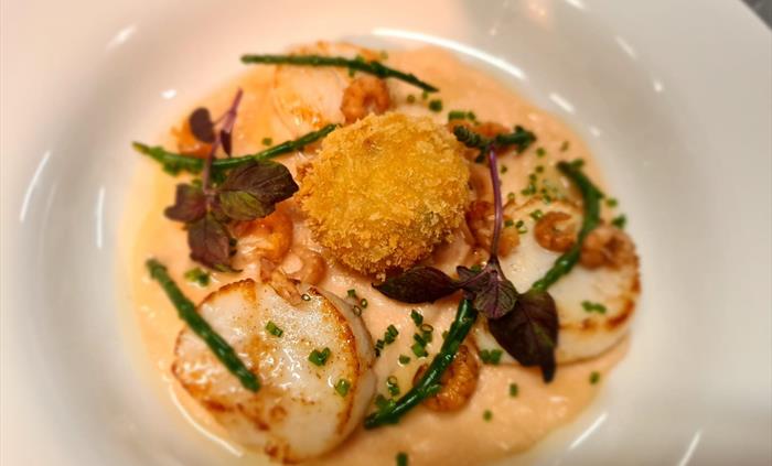 Our chefs change the menus daily ensuring the most seasonal local ingredients are used to the best effect.